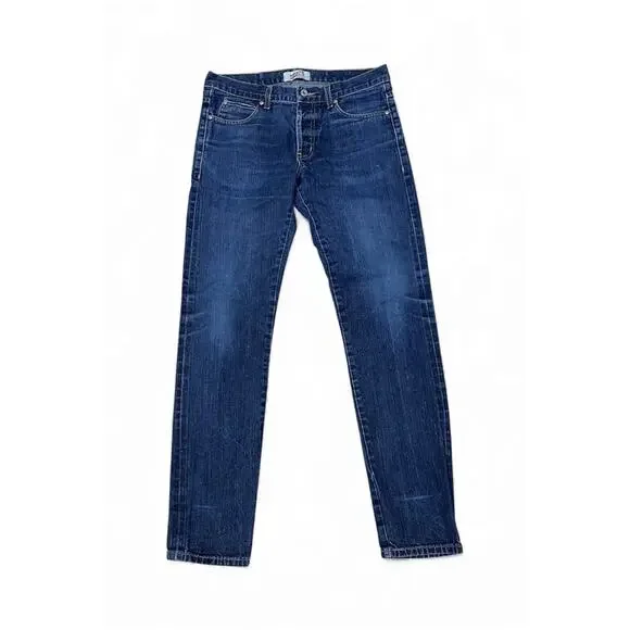 Naked & Famous Jeans Men’s Size 34x32 Blue Selvedge Denim Slim Straight - Picture 1 of 12